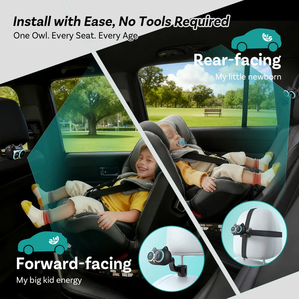 OTTOCAST Baby Car Camera & Wireless CarPlay Adapter 1080P