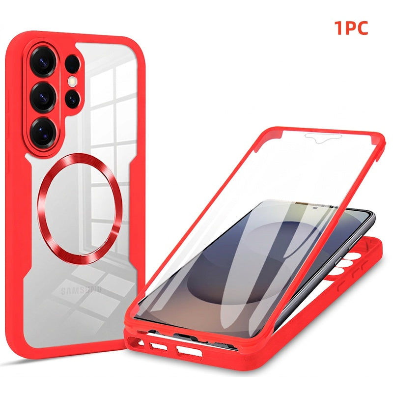 📱 2026 HOT SALE🥳50K+ SOLD!✨ Magnetic Full Coverage Phone Case – Shock Buffer Edge 🛡️